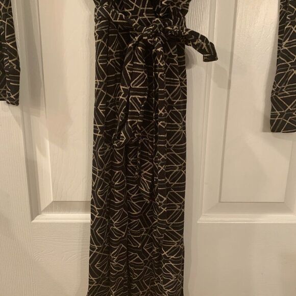 Club Monaco Faux Wrap Rayon Blend Dress sz S - Picture 4 of 5